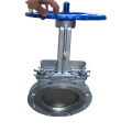 Double Flanged 304 steel Pneumatic Actuator Air Operated Knife Gate Valve